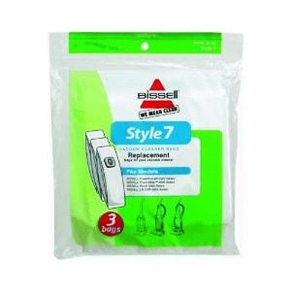 Bissell Vacuum Cleaner Bags Genuine Style 7 3 Bags in A Pack Vacuum Cleaner Bags (1 Pack of 3, Model Number: 32120