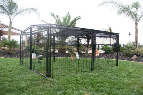 Rugged Ranch Products Metal Chicken Coop 7-Feet by 8-Feet 