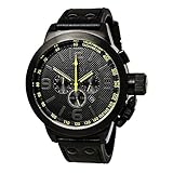 TW Steel Men's TW901 Canteen Black Leather Strap Watch