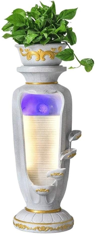 Fuente de Agua de Escritorio Fuente Interior Creativa Resina Fuente de