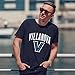 Campus Colors NCAA Adult Gameday Cotton T-Shirt - Premium Quality - Semi-Fitted Style - Officially Licensed Product (Villanova Wildcats - Navy, Medium)