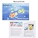 Dmeixs Cute Turtle Baby and Toddler Bath Wind Up Toys 3 Pack