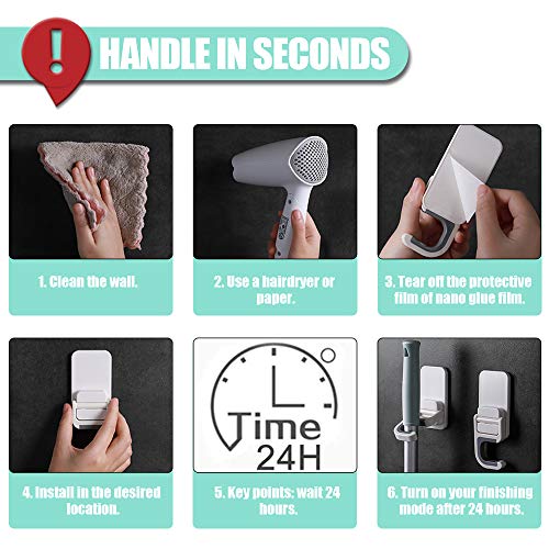 5 YEFU+Mount+4+Adhesive+Anti+Slip+Organizer