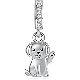 oGoodsunj Sterling Silver Dog Bead Charm for Bracelet Golden Retriever Beads Puppy Charms for Necklace Jewelry Gift for Women Dog Lovers