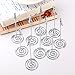 FENICAL 10pcs Place Card Holder Memo Holder Clip Photo Holder Table Number Holder