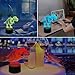 FULLOSUN Night Light for Kids Dinosaur T-rex 3D Night Light Bedside Lamp 16 Colors Changing with Remote Control, Xmas Halloween Birthday Gift for Child Baby Boy