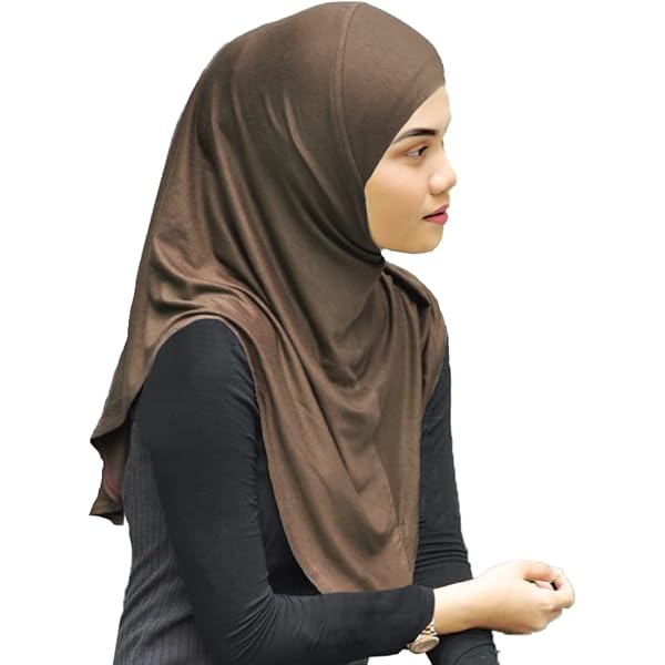 Hijab Instantáneo Plisado Mu Lan 1, Hecho A Mano De Algodón Acanalado, Una Pieza Fácil De Poner, Práctico Y Cómodo (tamaño L), Lila Púrpura