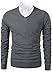Mesahara Mens Slim Fit Light Weight V-Neck Pullover Sweater