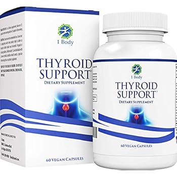 Thyroid Support Supplement With Iodine Metabolism Energy Focus Formula Vegetarian Non Gmo Vitamin B12 Complex Zinc Selenium Ashwagandha