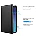 Vivefox Samsung Galaxy Tab A 10.1 Case(NO S Pen) - Folding Stand Folio Cover for Galaxy Tab A 10.1 Inch SM-T580/T585/T587 Tablet, with Auto Sleep/Wake Function, 360° Rotating Viewing Angles (Black)