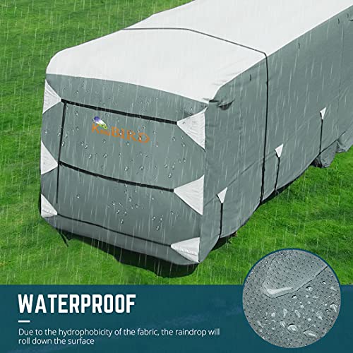 KING BIRD Upgraded Class C RV Cover, ExtraThick 5 Layers AntiUV Top