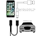 iPhone 8 X Charger and Headphone Adapter, Dreamvasion 2 in 1 Lightning to 3.5mm Audio Aux Splitter and Lightning Female Extend Charging Cable for iPhone X / 8/7 to Car Stereo and More, Support iOS 11