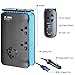 eveco EI01VE 200w Car Power Inverter DC 12V to AC 110V with Three Outlets and Dual USB Ports Car Adapter Charger for Laptop Smartphones PSP and DVS