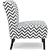 Best Choice Products Modern Contemporary Upholstered Armless Accent Chair - Gray/White