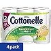 Cottonelle Gentle Care Toilet Paper with Aloe and E, 12 Rolls, Pack of 4 (48 Rolls)
