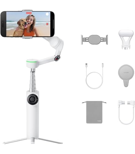Insta360 Flow Gimbal Stabilizer for Smartphone, AI-Powered