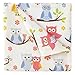Kute Kids Super Soft Sheet Set - Owl Print - Brushed Microfiber for extra comfort (Full)