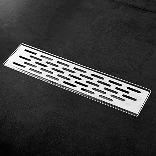 Shower Drain by EMBATHER Linear Shower Drain 12 Inch Floor Drain with
