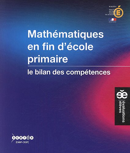 Mathématiques en fin d'école primaire