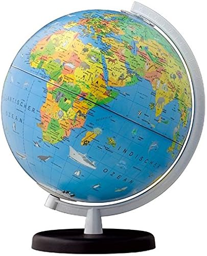 Download Terra Kinderglobus beleuchtbar: 26 cm Durchmesser, Kunststofffuß marineblau, Kunststoffmeridian weiß, mit Begleitleporello PDF