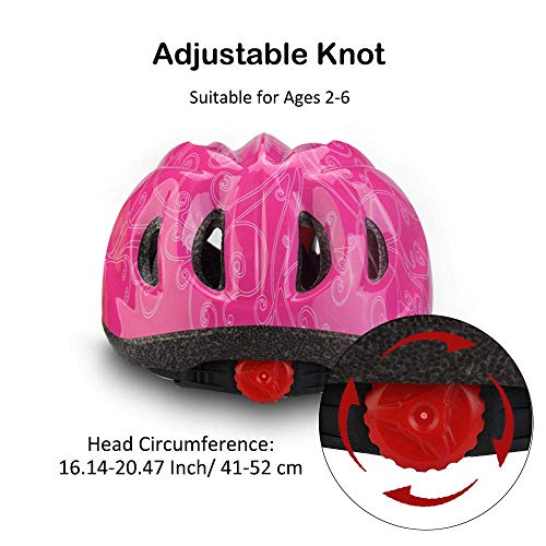 Dostar Kids Bike Helmet Toddler Bicycle Helmets S Size for 26 Years