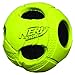Nerf Dog Bash Rubber Wrapped Tennis Ball Dog Toy, Lightweight, Durable and Water Resistant, 3.5 Inches, for Medium/Large Breeds, Two Pack, Green and Red