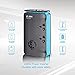 eveco EI01VE 200w Car Power Inverter DC 12V to AC 110V with Three Outlets and Dual USB Ports Car Adapter Charger for Laptop Smartphones PSP and DVS