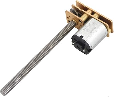 Wandisy DC Gear Motor 6V 30RPM 2W Micro Reduction Motor M4x55mm Shaft for RC