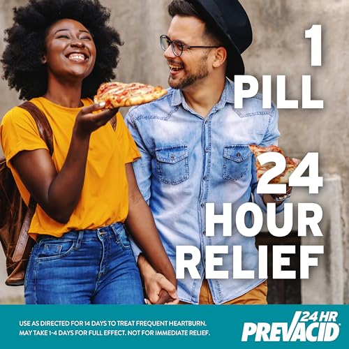 PREVACID 24HR LANSOPRAZOLE DELAYED-RELEASE CAPSULES, 15 MG/ACID REDUCER, PROTON PUMP INHIBITOR (PPI) FOR HEARTBURN RELIEF, 42 COUNT