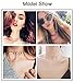 Masedy 18K Gold-plated Layered Choker Necklace for Women Teen Girls Pendant Necklace Adjustable