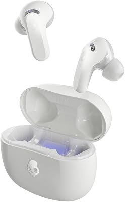 Rail ANC Écouteurs Intra-Auriculaires à Suppression de Bruit sans Fil, Autonomie 27 h, Microphone, Compatibles iPhone + Android et Appareils Bluetooth - Bone