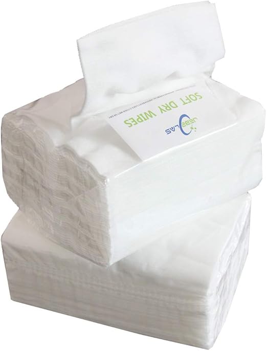 Jebblas Dry Baby Wipes UltraSoft Cleaning Cloth Unscented Paper Towels
