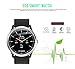 N58 ECG Sports Watch HRV Report Blood Pressure Heart Rate Test ECG+PPG ECG Smart Bracelet (Black)