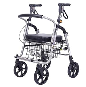 shopping cart trolley wheeled elderly chair lightweight seat seniors foldable comfortable portable walker walkers wheel