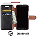 HTC 10 Case,Mulbess [Layered Dandy][Black] - [Card Slot][Flip][Slim Fit] - PU Leather Wallet Case For HTC One M10