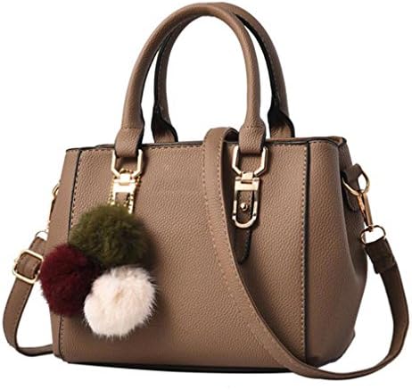 Beautyfronta Ladies Handbag Lady Evening Bags Solid Female Messenger Bags Travel Brown