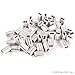 1/4 Inches Aluminum Wire Rope and Cable Line End Double Barrel Ferrule - Qty 50