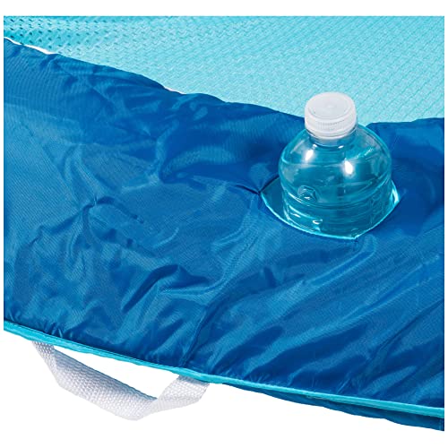SwimWays Spring Float Recliner Swim Lounger For Pool Or Lake Dark