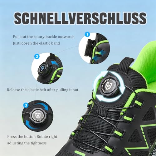 Safety Shoes for Men Women Lightweight Breathable Sneakers Work with Steel Toe Non-Slip Comfortable Safety Footwear