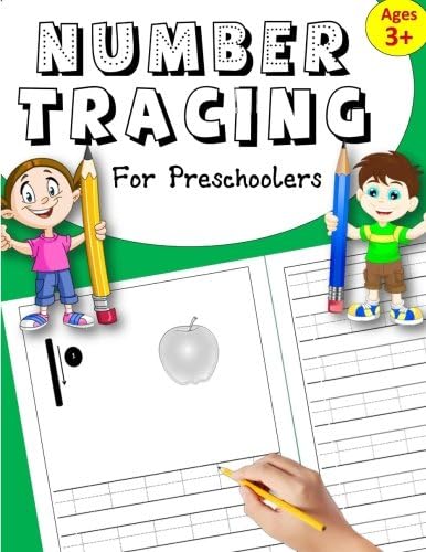 Number Tracing Book for Preschoolers: Number Tracing Books for kids ages 3-5: Number Writing Practice for Pre K, Kindergarten and kids ages 3-5 ... (Preschool Workbooks for Smart Kids)