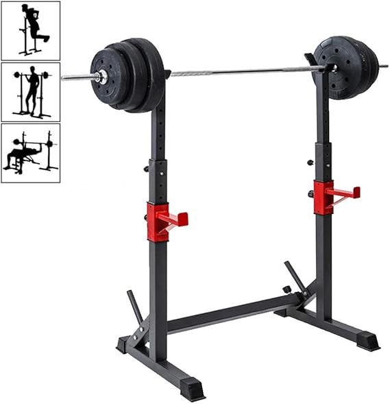 QWERF Brbell Rack Stand Adjustable Squat Rack Standard