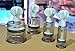 HiiBaby 2pcs L Size (Dia. 1.5in) Twist No Pump Suction Cupping Nipple Enhancer Enlargement Breast Enlarger Vacuum Rotary bondage Fetish - Firmer, Perkier, Larger Nipples