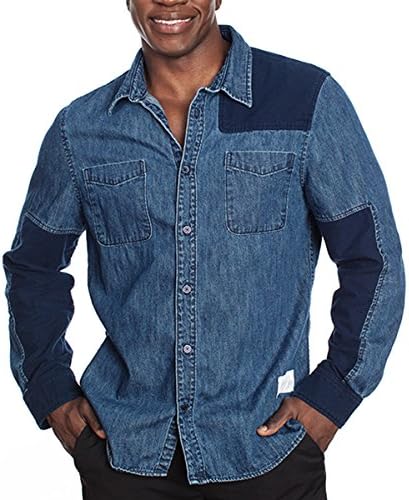 Father Figure Paternity Clothing Booker Denim Dress Shirt - As Seen On Shark Tank