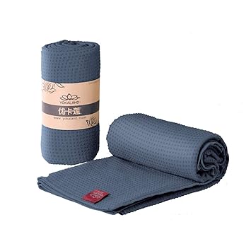 Antideslizante Toallas para esterillas de yoga con bolsa de ...