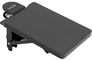 VIVO Clamp-on 6 x 9 inch (11 Including Clamps) Desk Extender, Wrist Support, Armrest Tray, Table Mount for Sit Stand Desks, B
