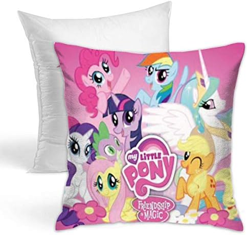 ポニーポーリー クッションカバー 座布団カバー インテリア 飾り おしゃれ 抱き枕カバー 45x45cm 可愛い 新品未使用正規品 枕の芯があります