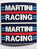 2 Martini Porsche racing Die Cut Decals by SBD DECALS