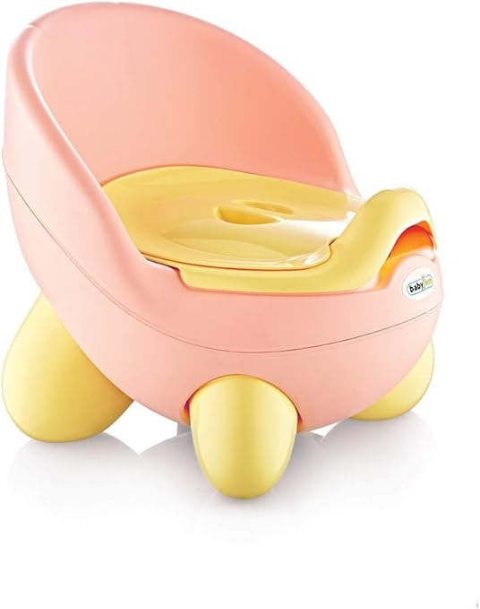 Babyjem Tonton Pot Bebe Toilette Enfant Avec Couvercle Apprentissage De La Proprete Hygienique Ergonomique Poudre Amazon Fr Bebes Puericulture
