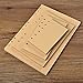 Chris-Wang 80 Sheets A5 Size 6-Holes Traveler's Notebook Planner Filler Papers/Journal Dairy Inserts Refill Kraft Paper/Loose-leaf Binder Paper, Brown Color, 8.5