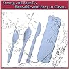 2-Pack-Portable-Travel-Cutlery-Set-Reusable-Flatware-Set-Wheat-Straw-Dinnerware-Set-Tableware-Set-for-Workplace-School-Picnic-Camping-Blue 2 Pack Portable Travel Cutlery Set, Reusable Flatware Set, Wheat Straw Dinnerware Set, Tableware Set for Workplace School Picnic Camping (Blue)
